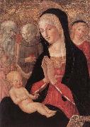 Francesco di Giorgio Martini Madonna and Child with Saints and Angels oil painting